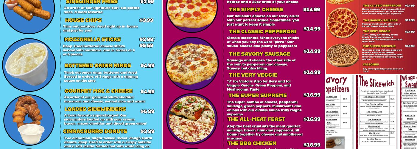 Slices Menu