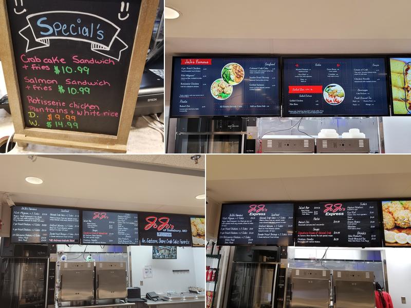 JoJo's Express Menu
