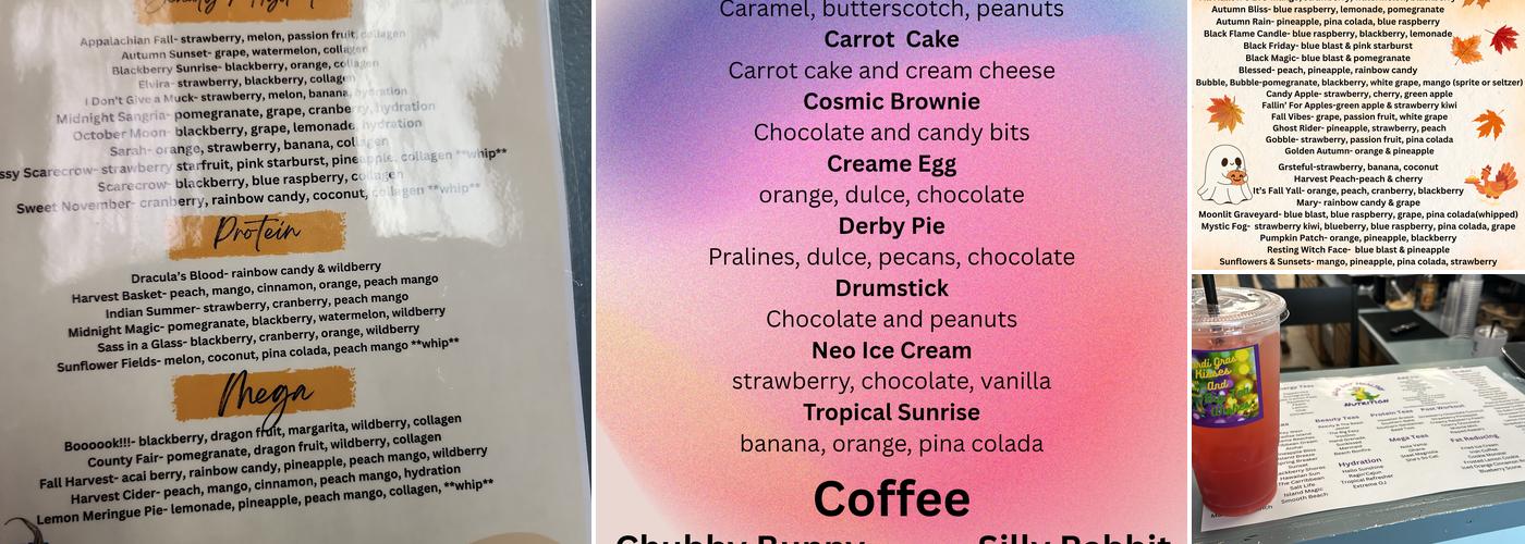 Who Dat Healthy Menu