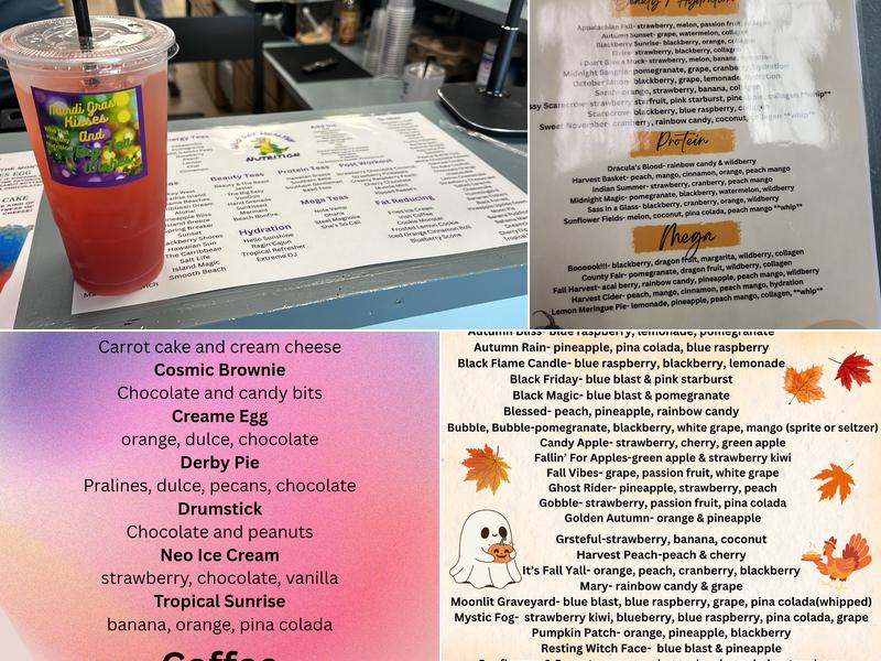 Who Dat Healthy Menu