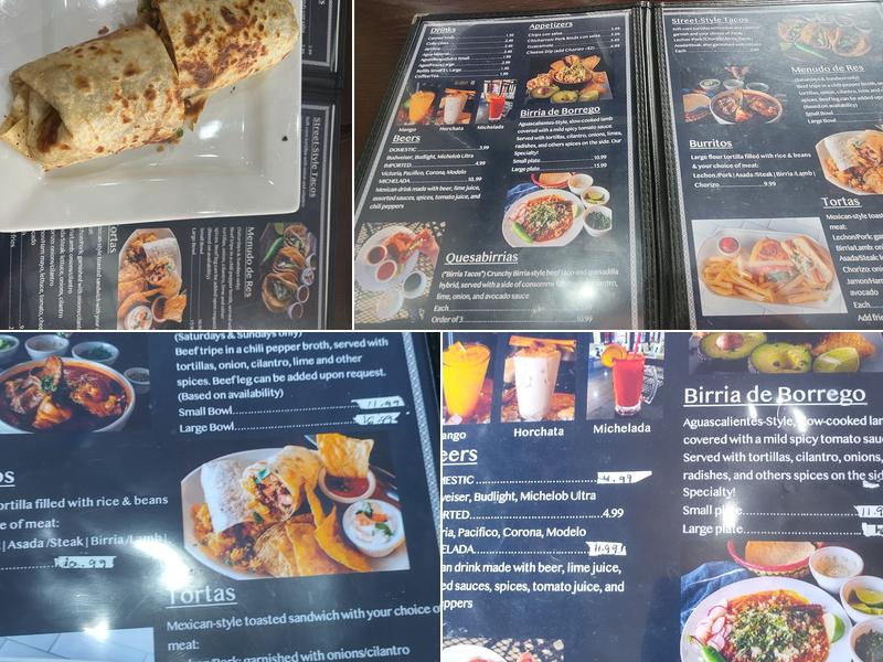 Birrieria Landeros Menu