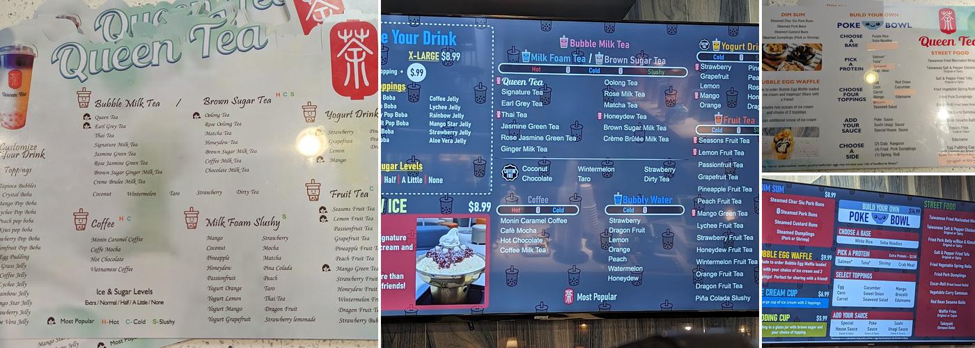 Queen Tea (The Avenue West Cobb) Menu