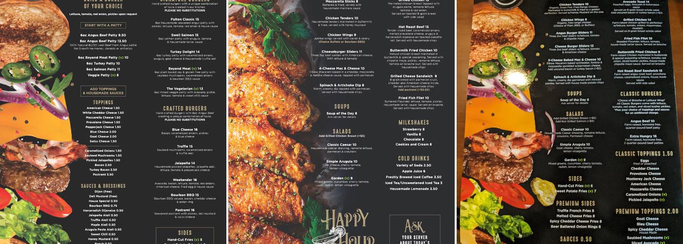 Fulton Burger Express Menu