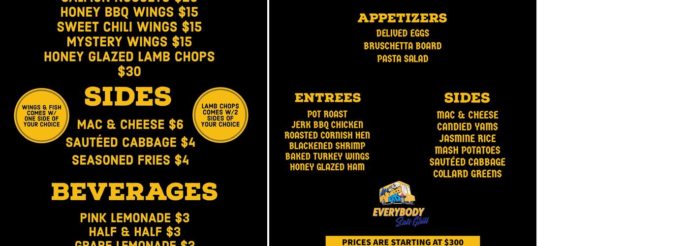 EVERYBODYEATSGRILL Menu