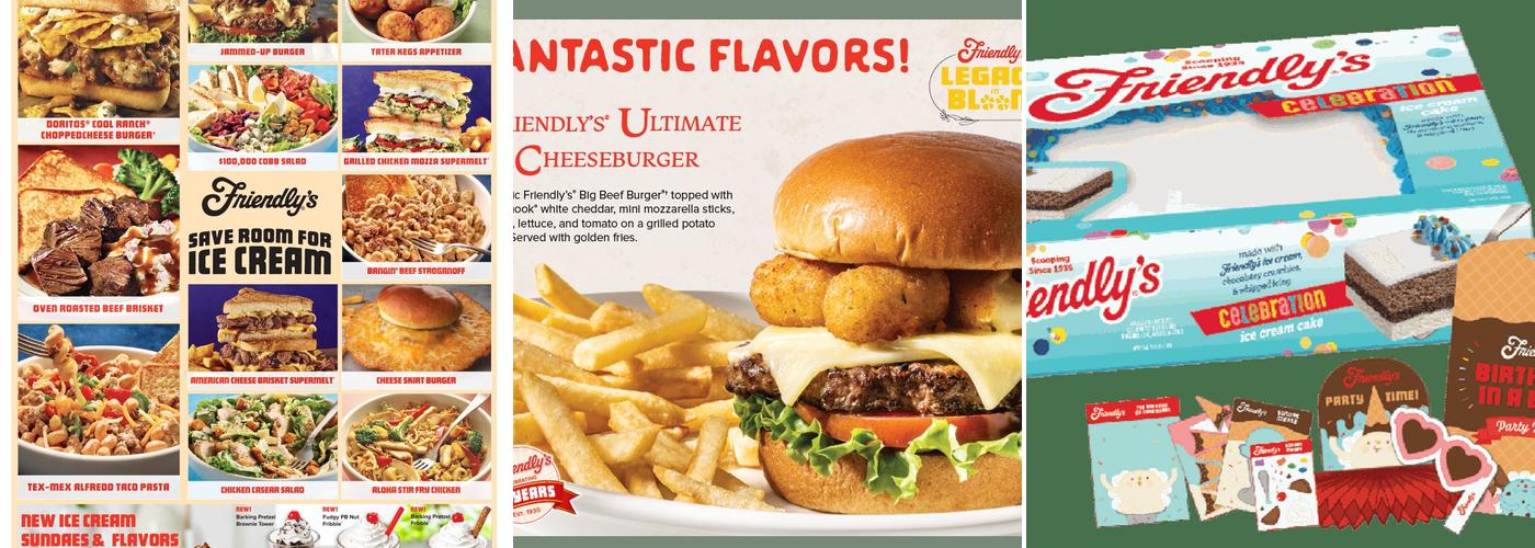 Friendly's Cafe Menu