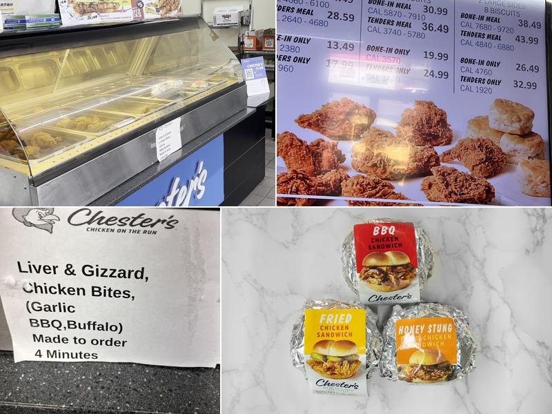 Chester’s Chicken Menu