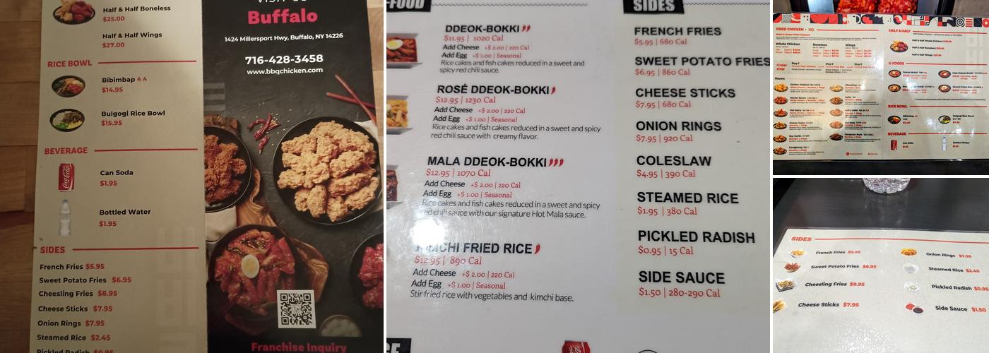 bb.q Chicken Buffalo - Amherst Menu