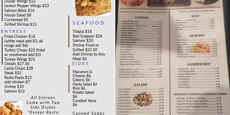 Southern Komfort Bar and Grill Menu