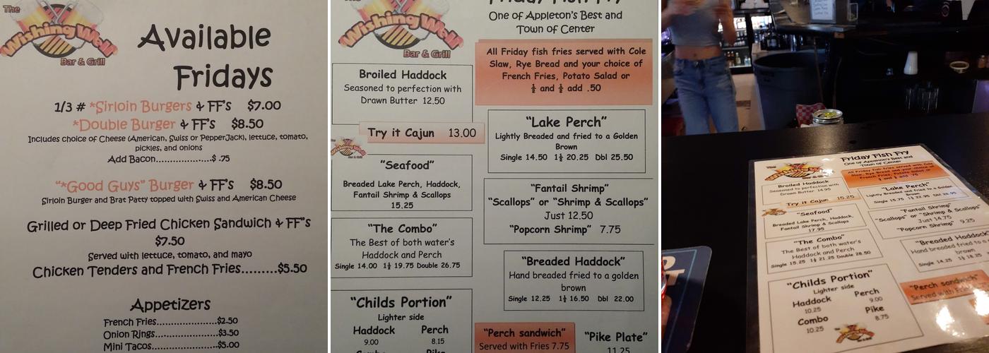 Sassy's Bar & Grill Menu