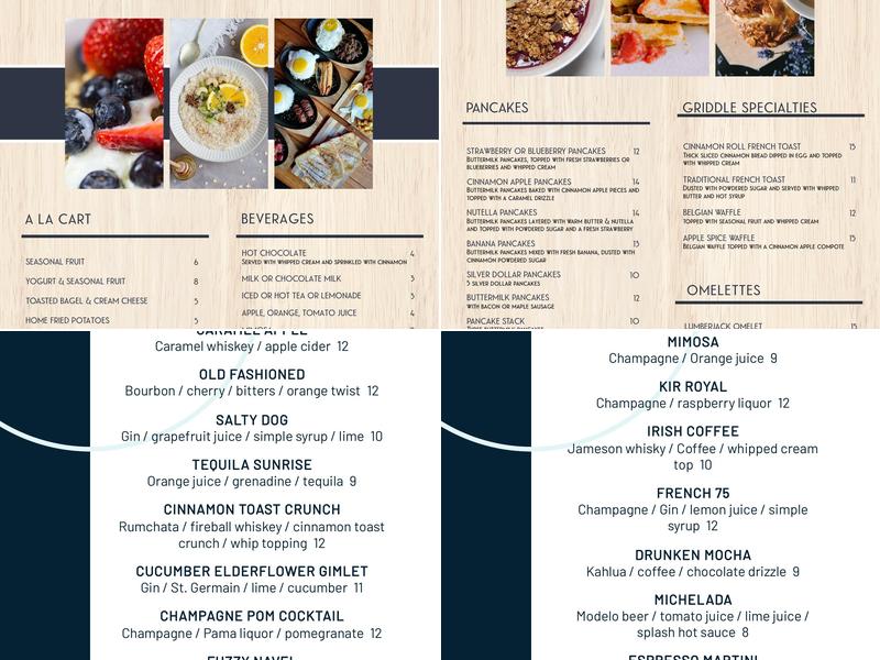 Detroit House of Pancakes Menu