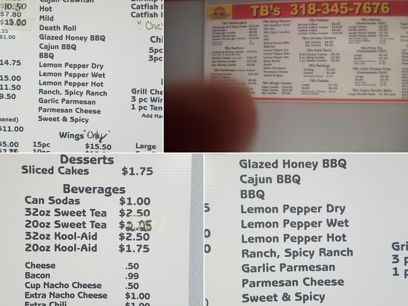 KOUNTRY KROCKS WINGZ AND THINGZ LLC. Menu