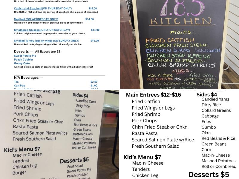 785 Kitchen Menu
