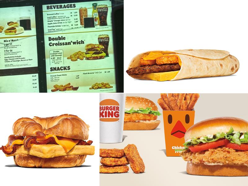 Burger King Menu