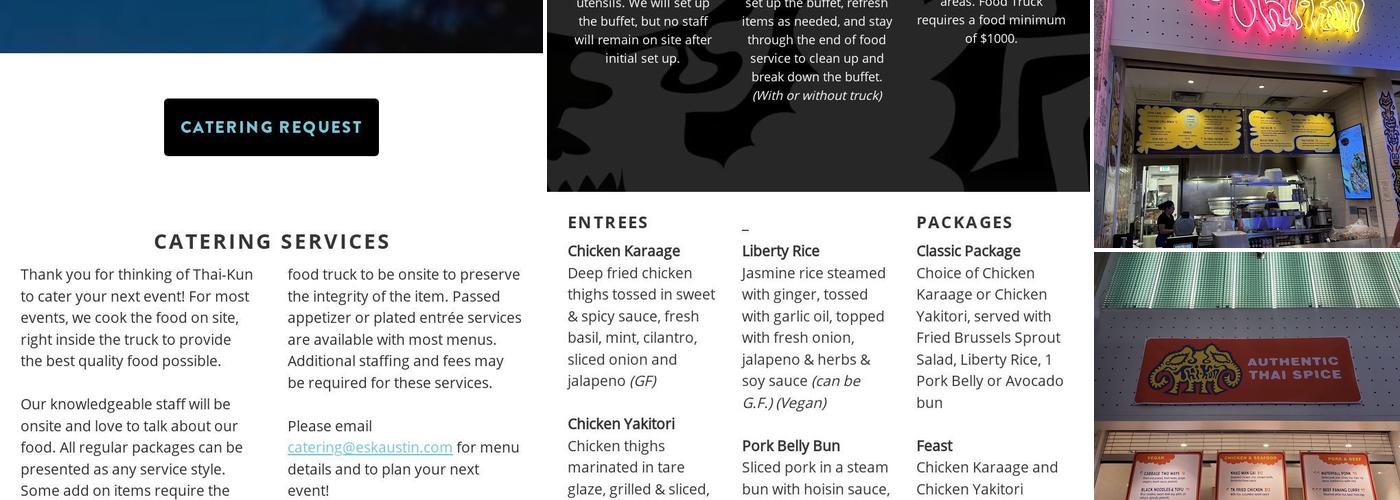 Thai Kun Menu