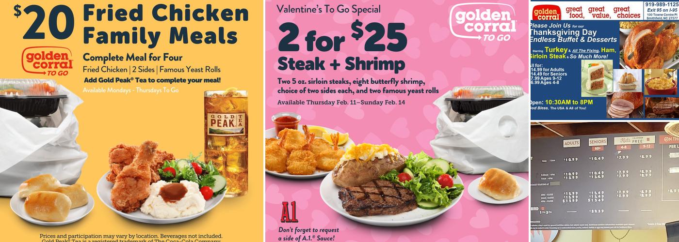 Golden Corral Buffet & Grill Menu
