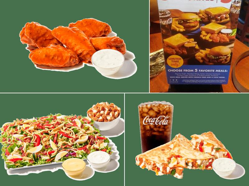 Zaxbys Chicken Fingers & Buffalo Wings Menu