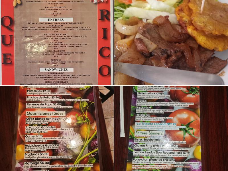 Que Rico! Restaurant Menu