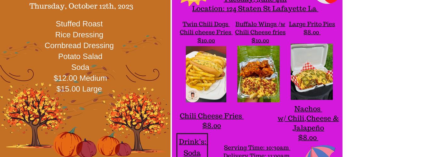 Mame's Creole Kitchen Menu