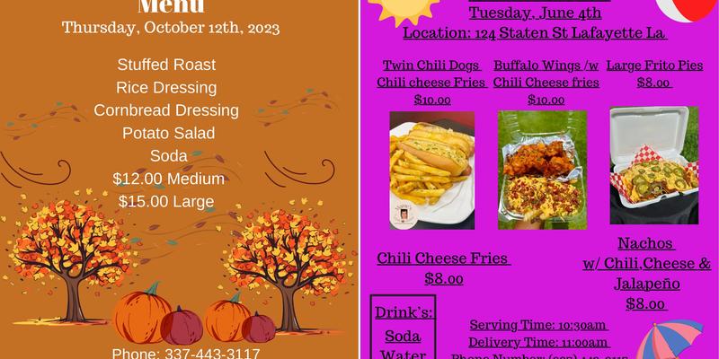 Mame's Creole Kitchen Menu