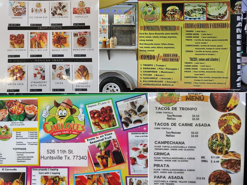 Chelotes Menu