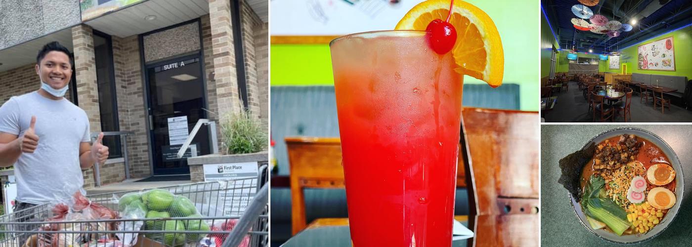 Edamame Hibachi, Wings and Sushi