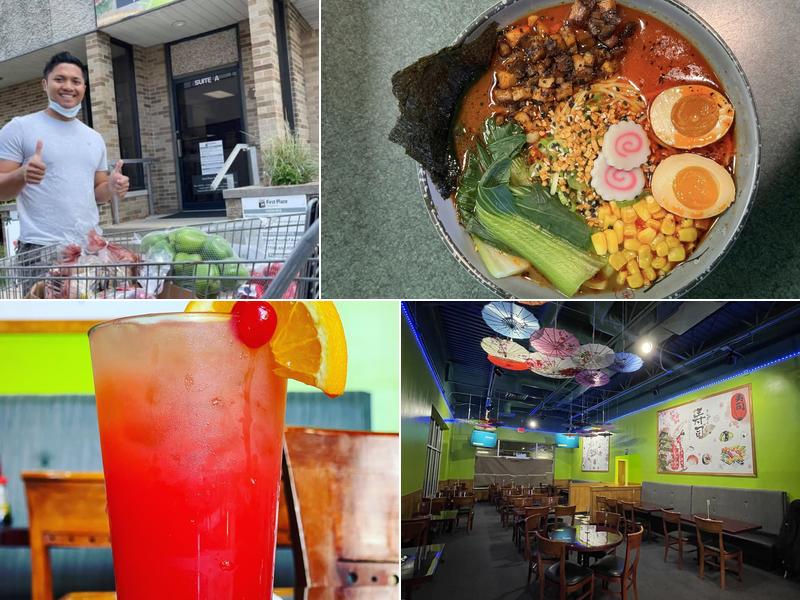 Edamame Hibachi, Wings and Sushi