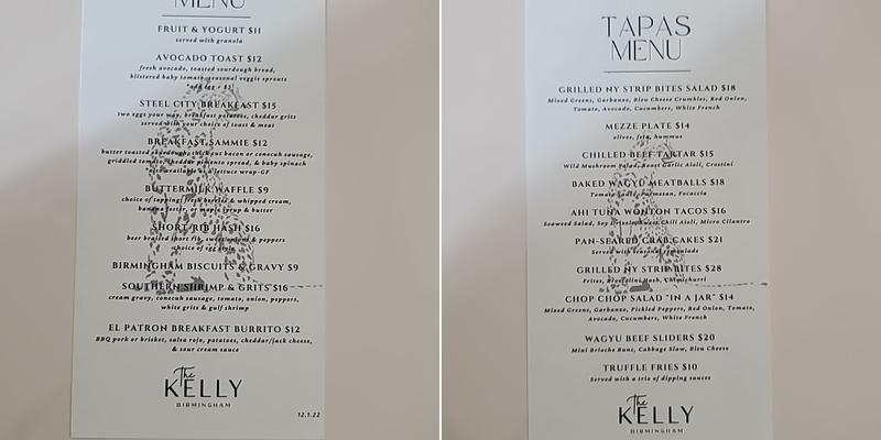 Calico Kitchen Menu
