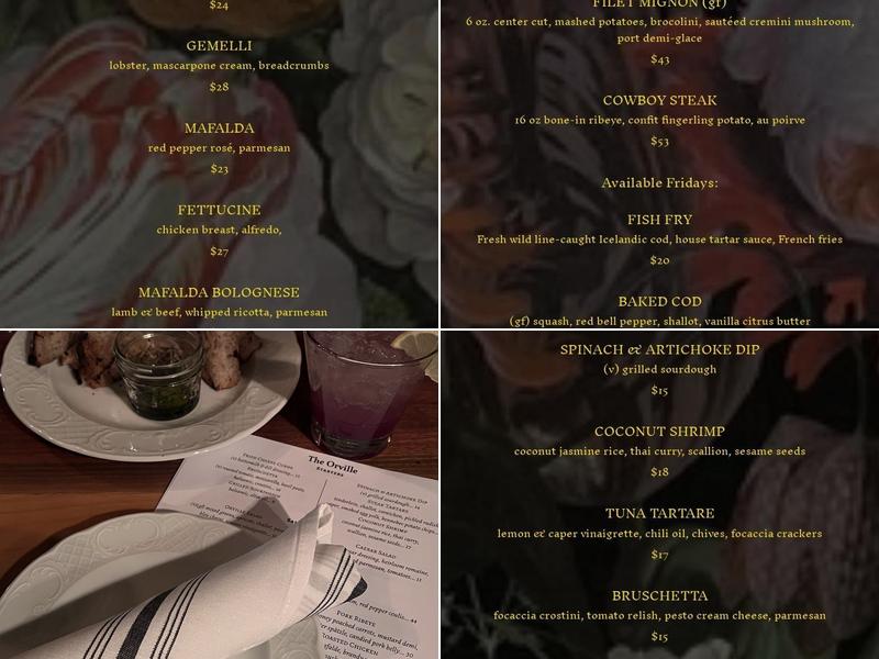 The Orville Menu