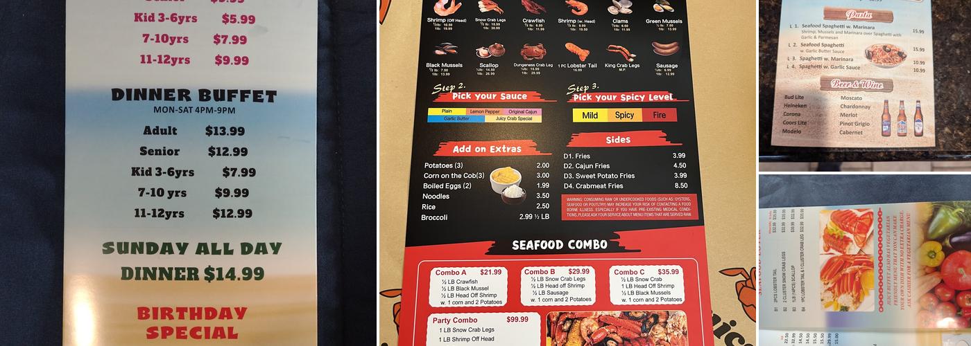 Juicy Buffet Menu