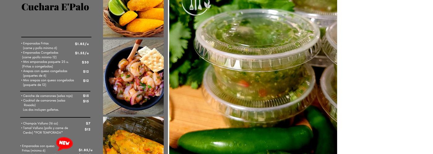 Cuchara E'Palo Menu