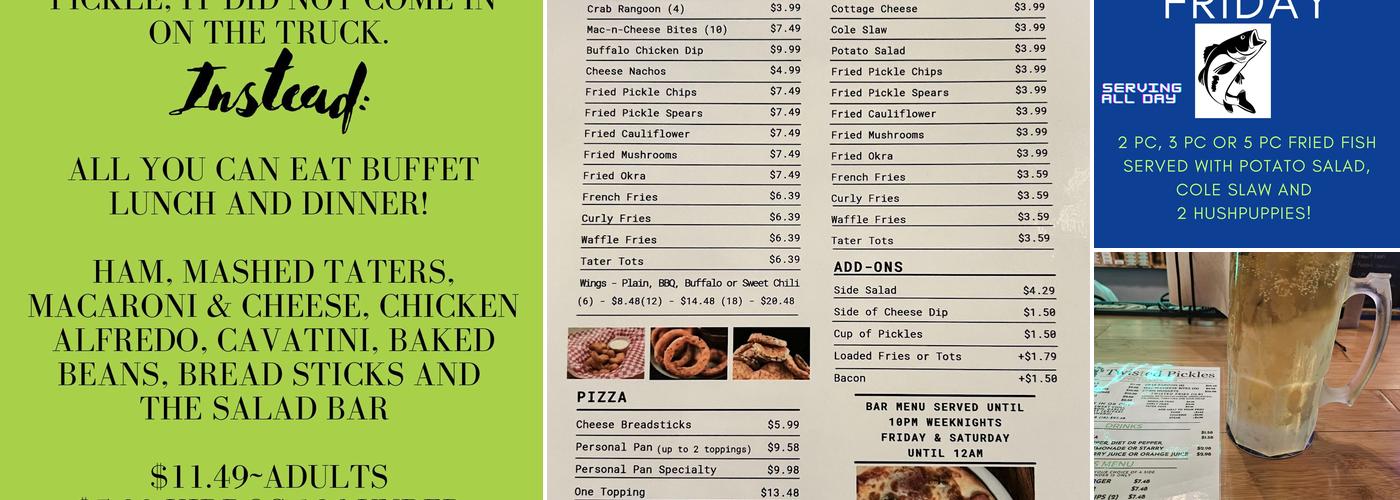 Twisted Pickles Menu