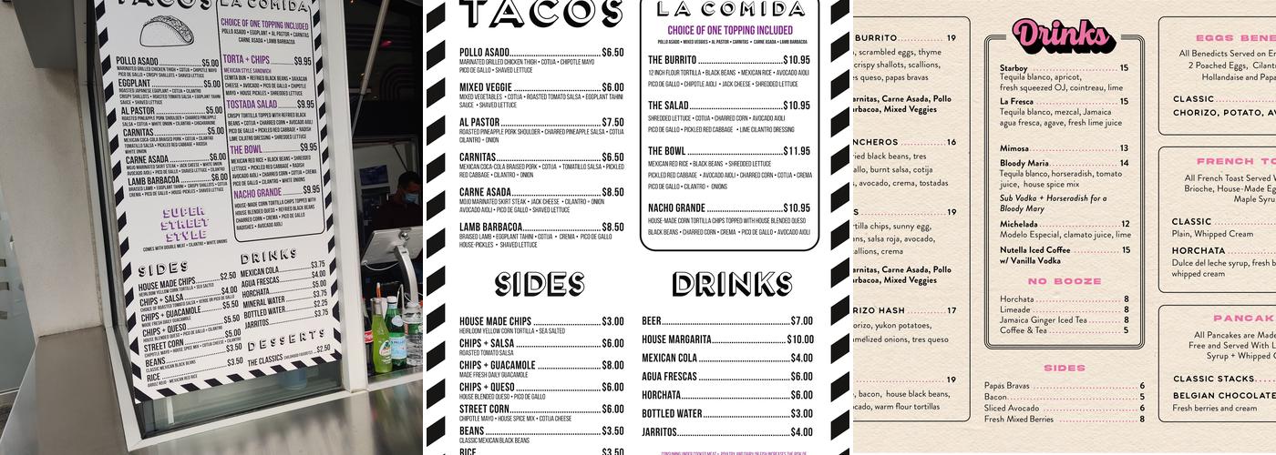 Mexcito Restaurant Menu