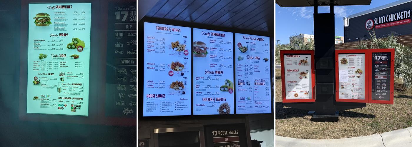 Slim Chickens Menu