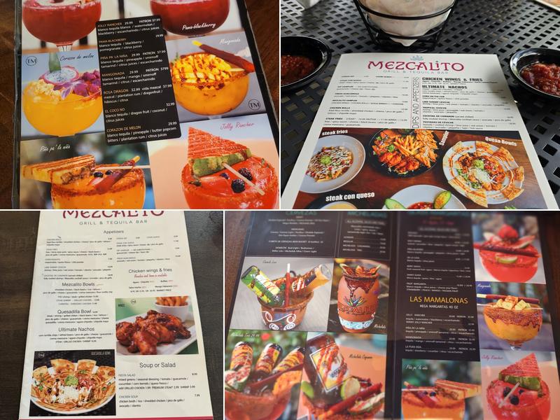 Mezcalito Durham Menu