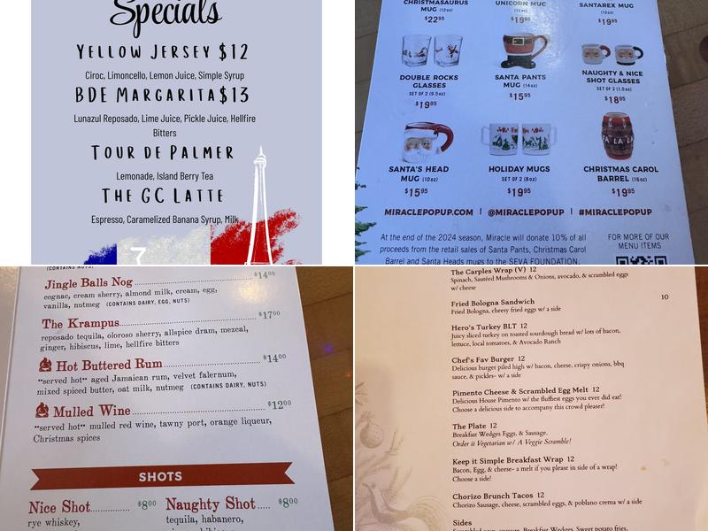 Hilltop Public House Menu