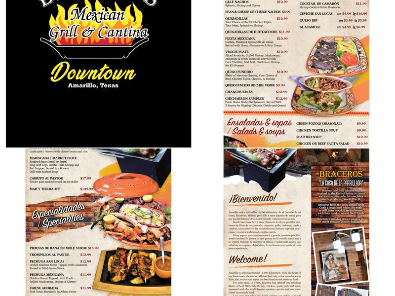 Braceros Downtown Menu