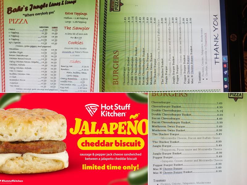 Hot Stuff Pizza Menu