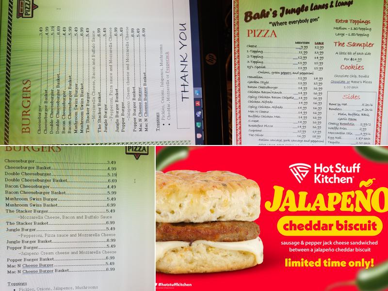 Hot Stuff Pizza Menu