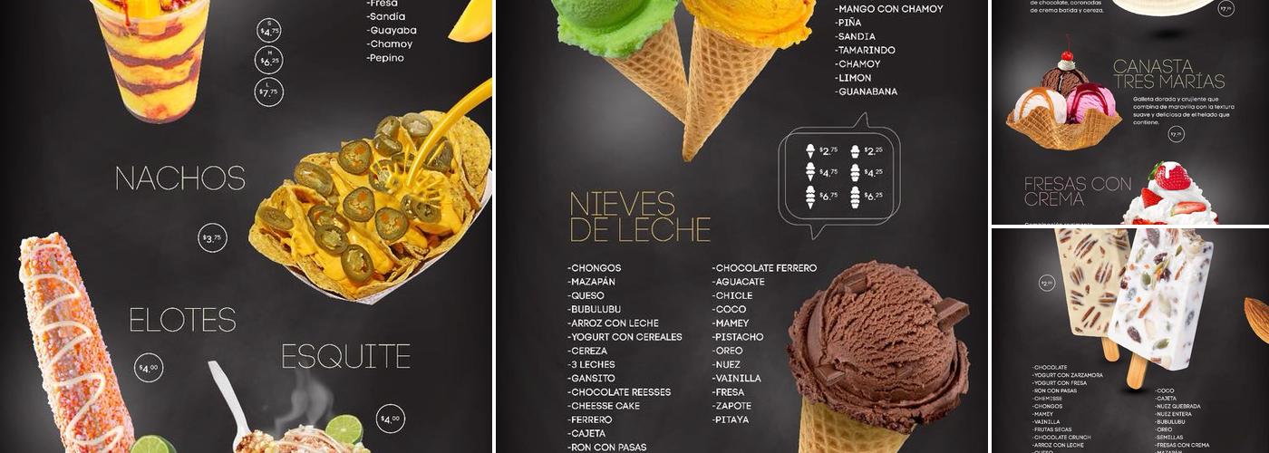 La Michoacana Plus Ice Cream Parlour Menu