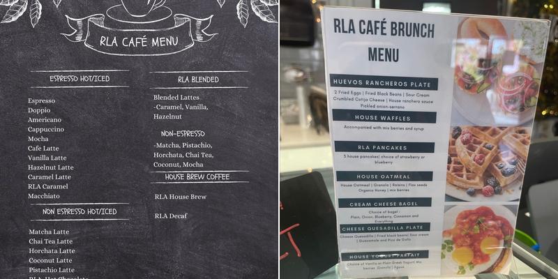 Our LA Cafe Menu