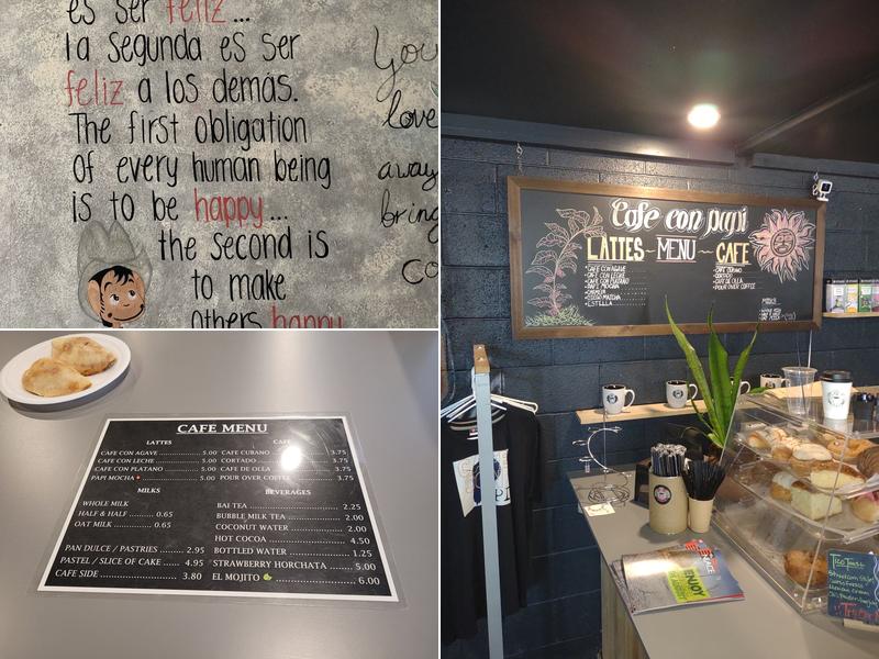 CAFE CON PAPI Menu