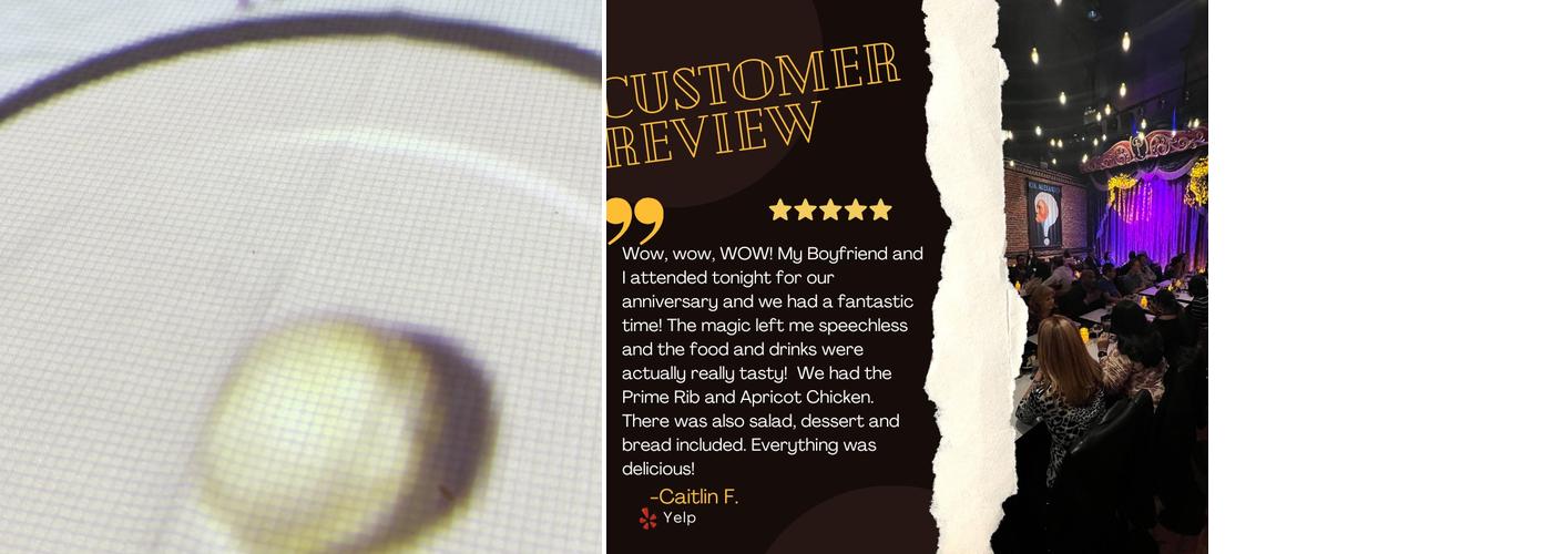 The Prestige - Magic Lounge & Showroom, San Diego Menu