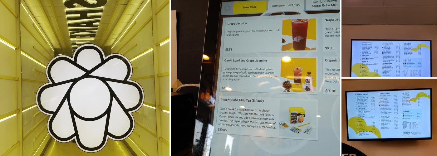 Sunright Tea Studio Menu