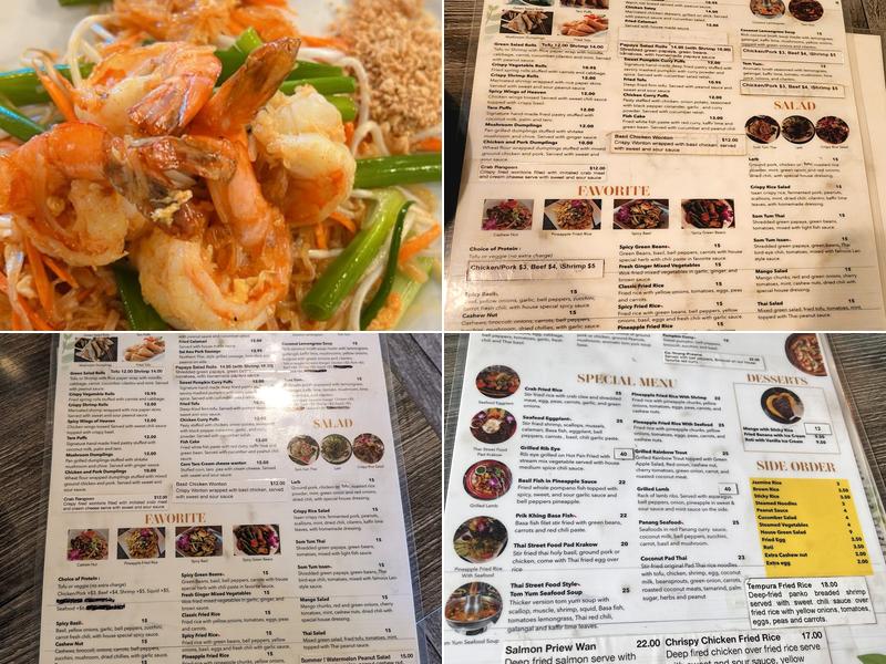 May thai kitchen Menu
