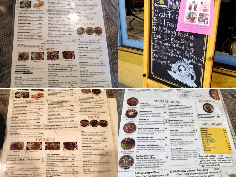May thai kitchen Menu