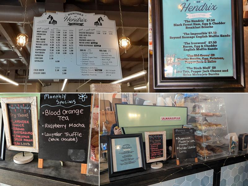 Hunters of Hendrix Menu