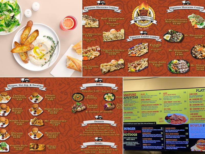 Mr. Shawarma Pacific Beach Menu