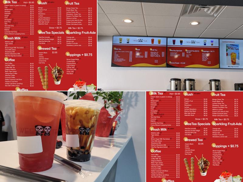 WeeTea - Arvada Menu