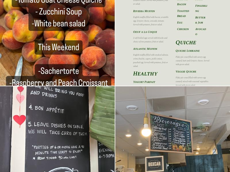 Jeannot's Patisserie & Bistro Menu