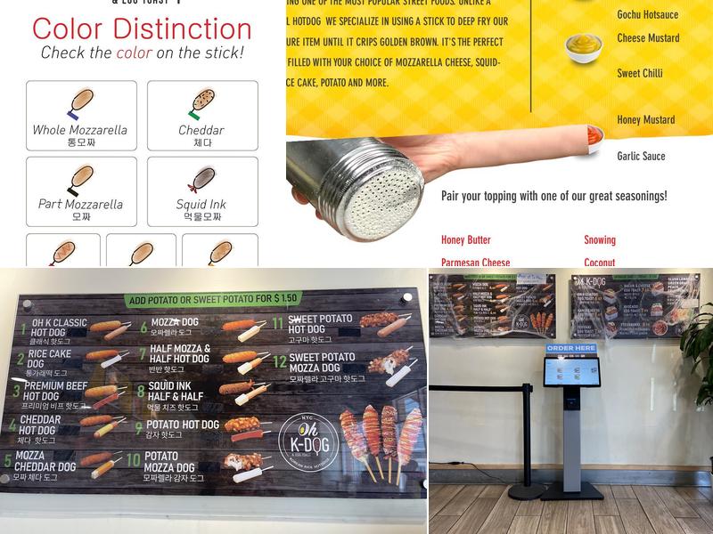 OhK-Dog New Haven Menu